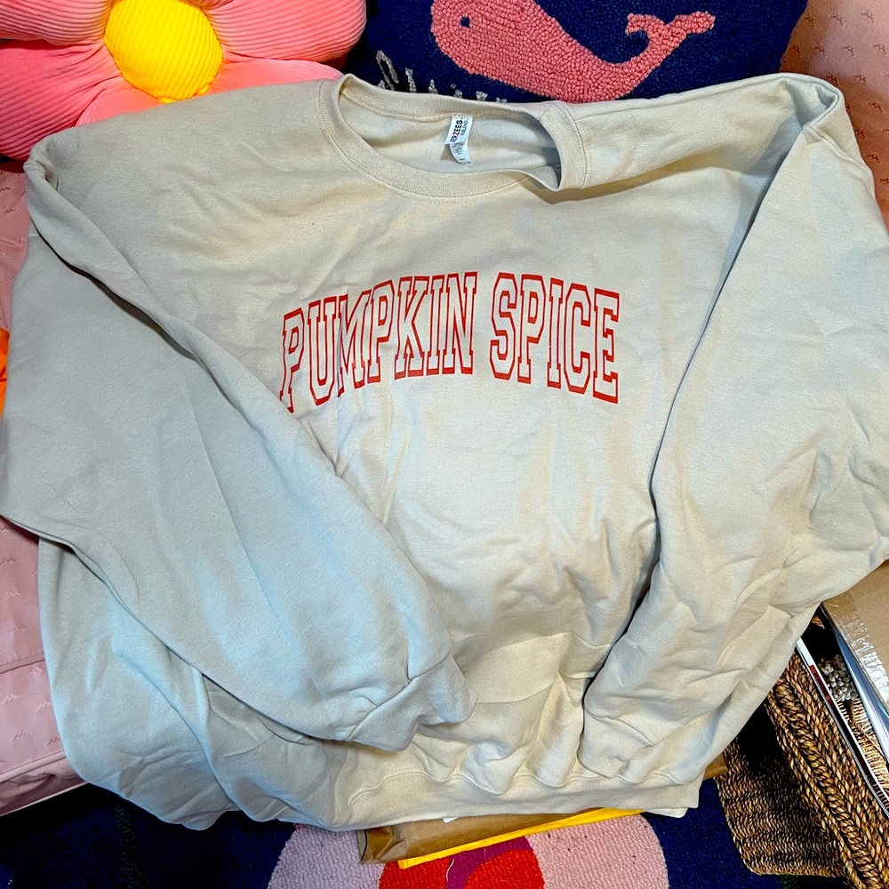 PUMPKIN SPICE _ Varsity Sweatshirt